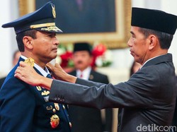 Jokowi Lantik Marsdya Tonny Harjono Jadi KSAU, Ini Profilnya