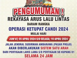 Selama Arus Mudik, Jalur Depan Pasar Projo Ambarawa Diberlakukan One Way