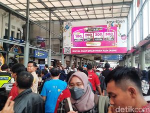 Geliat Pemudik Mulai Padati Stasiun hingga Terminal di H-5 Lebaran