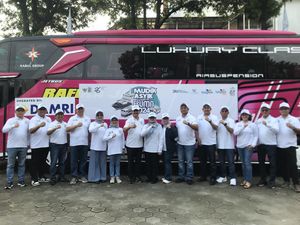 TASPEN Berangkatkan 720 Peserta Mudik Gratis BUMN Pakai 18 Armada Bus