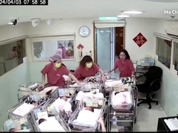 Viral Momen Perawat Lindungi Bayi-bayi saat Gempa Dahsyat di Taiwan