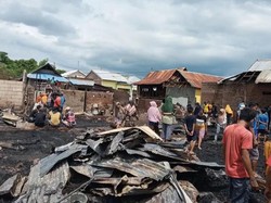 Belasan Rumah di Sape Bima Terbakar, 9 Unit Rata dengan Tanah
