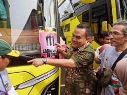 Bupati Blora Lepas Perantau Mudik Gratis dari Jakarta ke Kampung Halaman