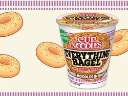 Unik! Mie Instan Cup Ini Rasanya Bagel Krim Keju yang Gurih