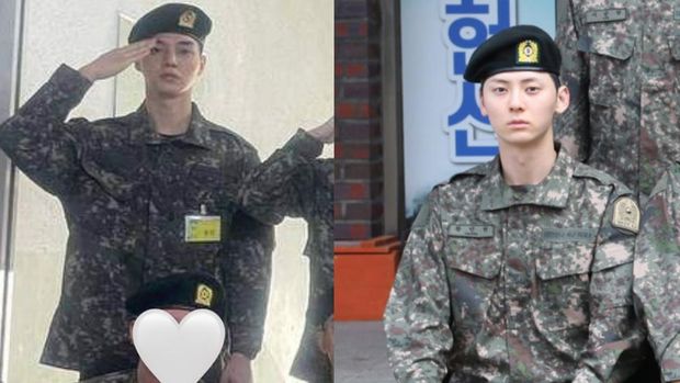 Foto Terbaru Song Kang dan Hwang Min Hyun Usai Wamil