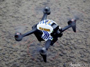 Ini Drone yang Pantau Kemacetan di Tol Merak