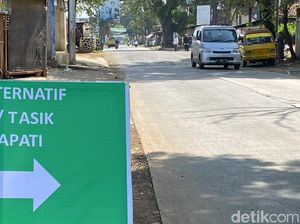 Pemudik Mulai Lintasi Jalur Alternatif Cijapati, Petugas Siapkan Pengamanan Pemudik Mulai Lintasi Jalur Alternatif Cijapati, Petugas Siapkan Pengamanan