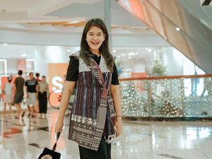 Gaya Kahiyang Ayu di Ultah Bobby Nasution, Sandalnya Jadi Sorotan