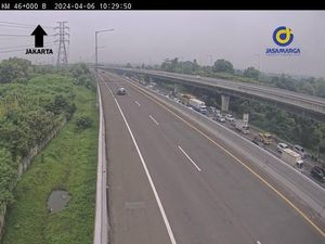Arus Mudik di Tol MBZ Lancar Jaya Pagi Ini