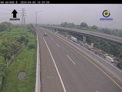 Arus Mudik di Tol MBZ Lancar Jaya Pagi Ini