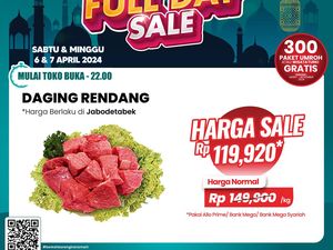 Serbuu! Ada Daging Rendang Diobral Super Murah di Transmart Full Day Sale