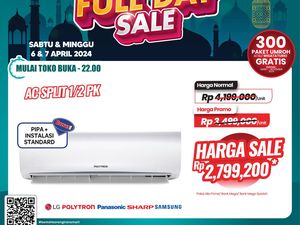 Beli AC di Transmart Full Day Sale Pasti Murah! Hemat Rp 1,3 Jutaan
