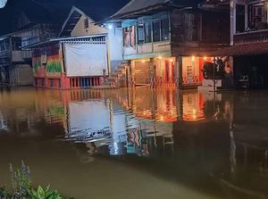 3 Kecamatan di Muratara Kebanjiran Karena 2 Sungai Meluap