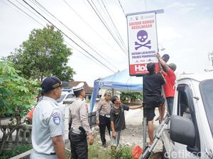 50 Neon Box Dipasang di Titik Rawan Laka Ponorogo Cegah Kecelakaan Pemudik