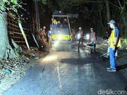 Imbas Longsor di Tol Bocimi, Jalan Alternatif Nagrak Dibuat Mulus