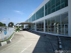 Sunyi Sepi Suasana Mudik di Terminal Harjamukti