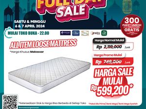 Gokil! Beli Kasur di Transmart Full Day Sale Cuma Rp 500 Ribuan
