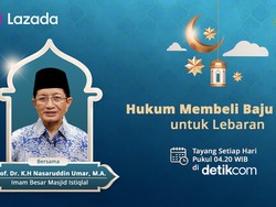 detikKultum Nasaruddin Umar: Baju Lebaran yang Penting Halalnya Bukan Mahalnya