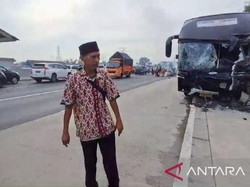 Detik-detik Kecelakaan Maut KM 58 Tol Cikampek Diungkap Sopir Bus