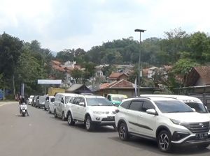 Suasana Terkini Arus Lalu Lintas di Jalur Cikaledong Nagreg