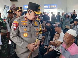 Kapolda Kepri Cek Pospam di Batam, Pastikan Arus Mudik Lancar