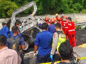 Melihat Lokasi Kecelakaan Maut di KM 58 Tol Cikampek