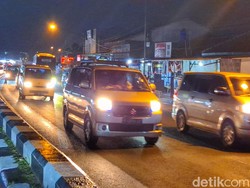 Jalur Mudik Nagreg H-2 Lebaran, Kendaraan Melintas Makin Meriah