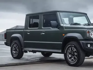 Potret Suzuki Jimny dengan Tampilan ala Mobil Pick Up Double Cabin Potret Suzuki Jimny dengan Tampilan ala Mobil Pick Up Double Cabin
