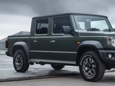 Potret Suzuki Jimny dengan Tampilan ala Mobil Pick Up Double Cabin