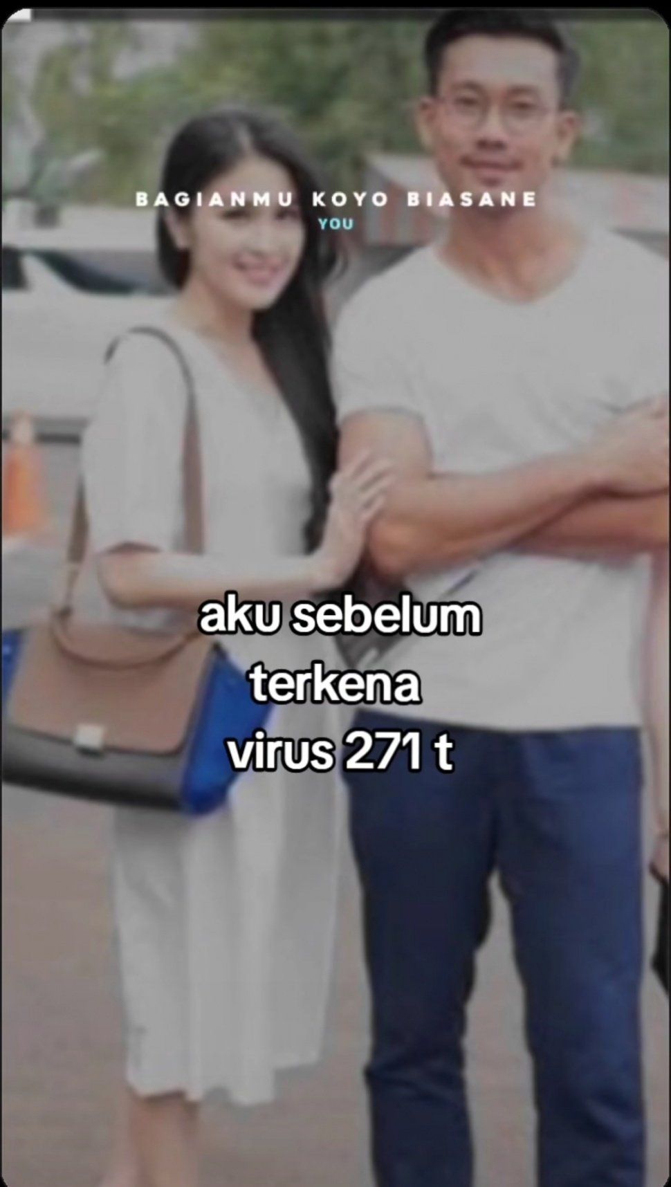 Potret lawas Sandra Dewi dan Denny Sumargo.