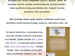 Merantau Sudah Jadi Pembahasan sejak Dulu Kala, Naskah Kuno Ini Jadi Buktinya