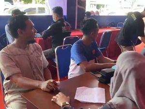 Dinkes Bantaeng Beri Layanan Cek Kesehatan Gratis bagi Sopir Angkut Pemudik