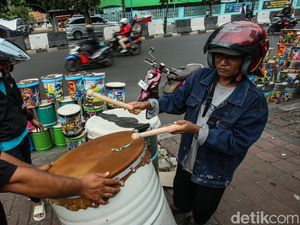 Jelang Lebaran, Penjualan Bedug di Tanah Abang Meningkat Jelang Lebaran, Penjualan Bedug di Tanah Abang Meningkat