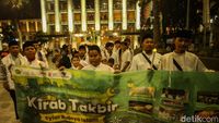Pawai Obor Sambut Idul Fitri di Masjid Istiqlal