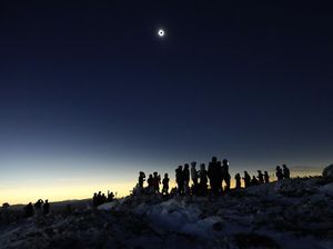 Penampakan Gerhana Matahari di Berbagai Lokasi: Texas-Meksiko