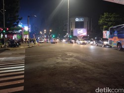 Lalin Bandung Ramai Lancar Saat Malam Takbir Lebaran 2024
