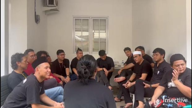 Suasana rumah duka Babe Cabita