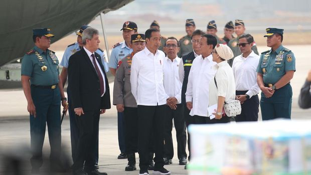 TNI AU berhasil kirim bantuan ke Gaza via udara berkat hasil kolaborasi yang digagas Menhan Prabowo dan Raja Yordania Abdullah II (dok.istimewa)