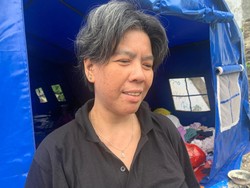 Korban Kebakaran Gambir Pasrah Rayakan Lebaran di Posko Pengungsian