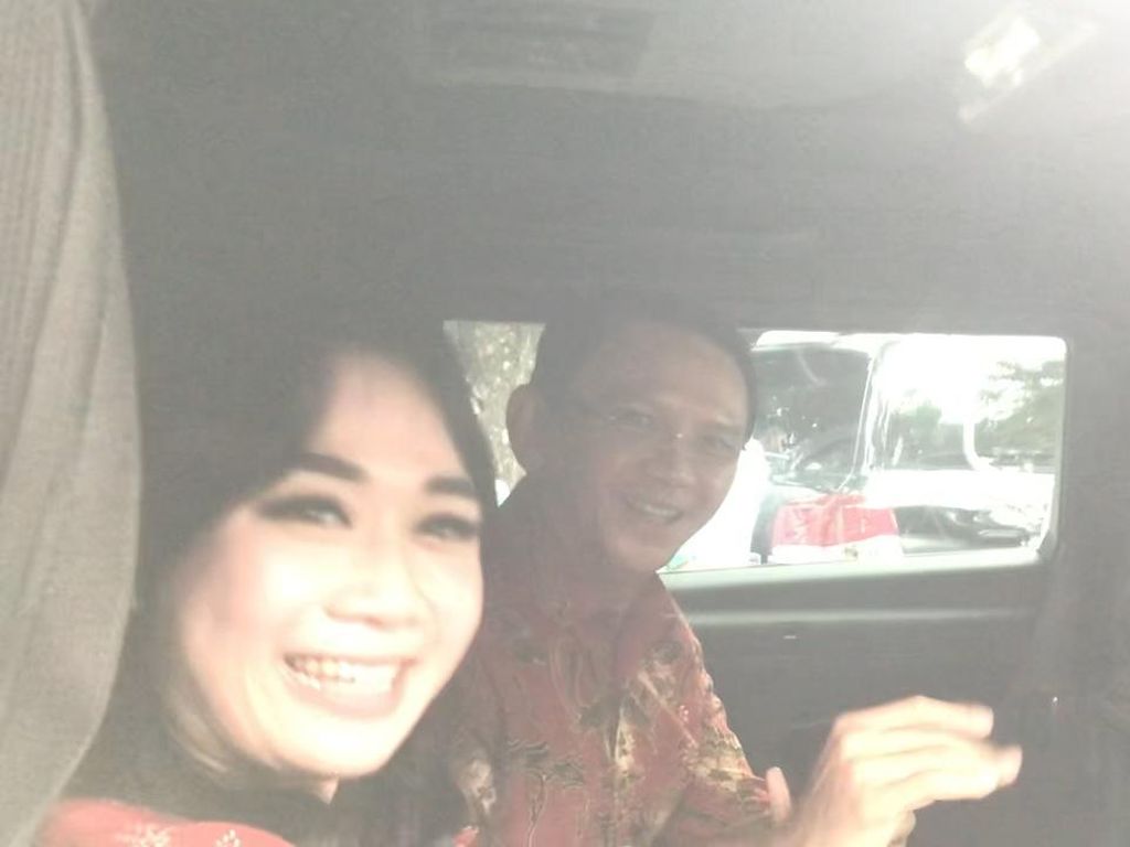 Ahok Datang ke Open House Terbatas Megawati Didampingi Istri