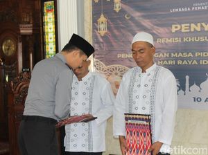 Dapat Remisi Hari Raya, 2 Napi Lapas Cianjur Bebas Dapat Remisi Hari Raya, 2 Napi Lapas Cianjur Bebas