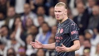 Apesnya, Haaland gagal bikin gol atau sumbang assist selama hadapi Real Madrid (Getty Images)