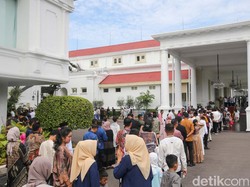 Pernyataan Istana soal Open House Jokowi Ricuh
