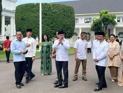 Kapolri hingga Jajaran Polri Hadiri Open House Jokowi di Istana