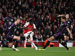 Arsenal Tertinggal 1-2 dari Bayern di Babak Pertama