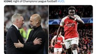 Madrid vs City dan Arsenal vs Bayern Bikin Netizen Merinding