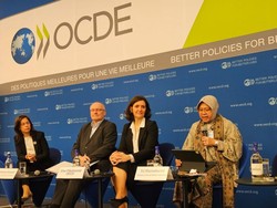 Mensos Bicara Pengalaman RI Tangani Bencana di OECD Infrastructure Forum