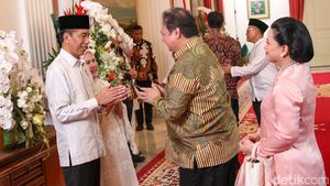 Menteri dan Tamu Negara Ikut Antre Salaman dengan Jokowi di Istana