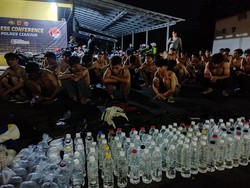 Pesta Miras Oplosan di Malam Takbiran, 57 Pemuda Cianjur Diamankan Polisi