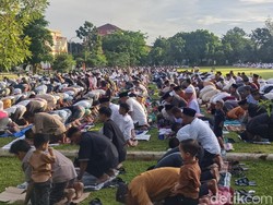 Khidmatnya Salat Id di Lapangan Mapolda NTT dan Rutan Kupang